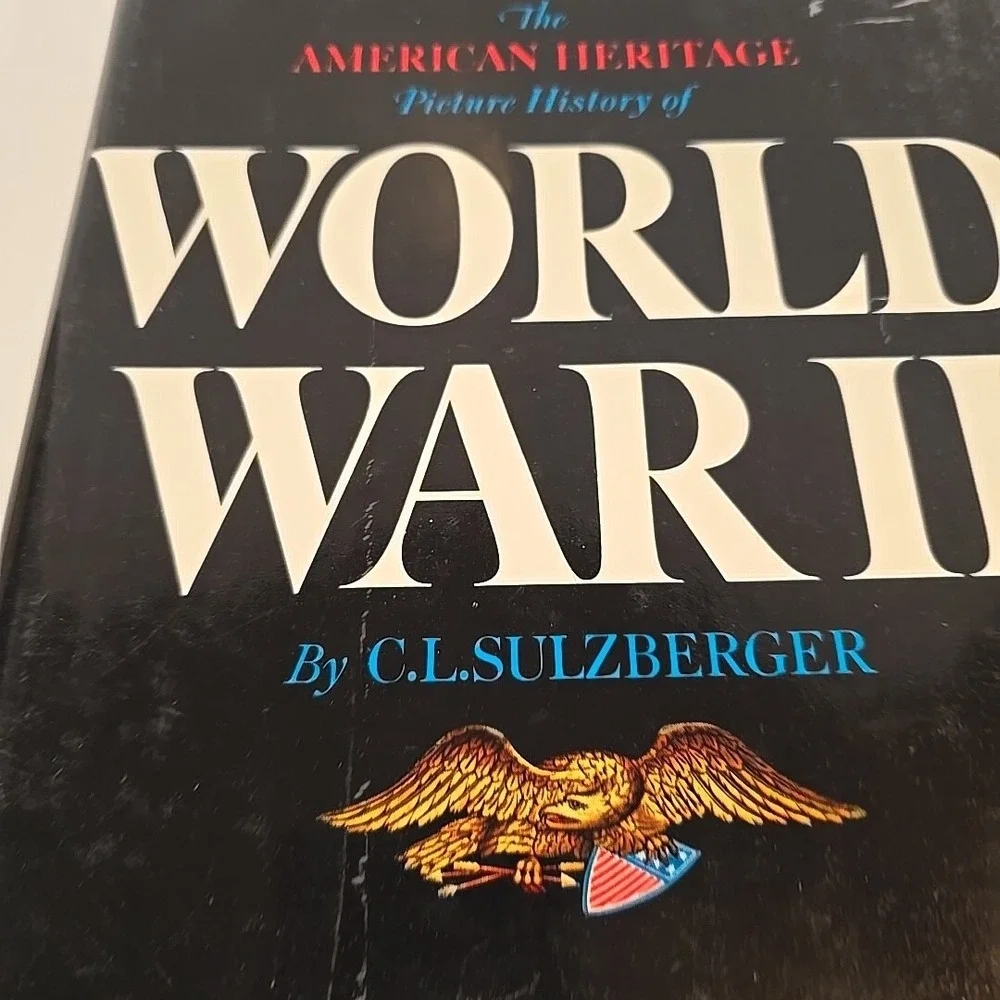 1966, The American Heritage Picture Book Of‎ World War II, Hardcover Book